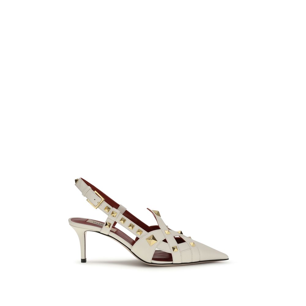 Valentino Garavani Beige Goatskin Pumps
